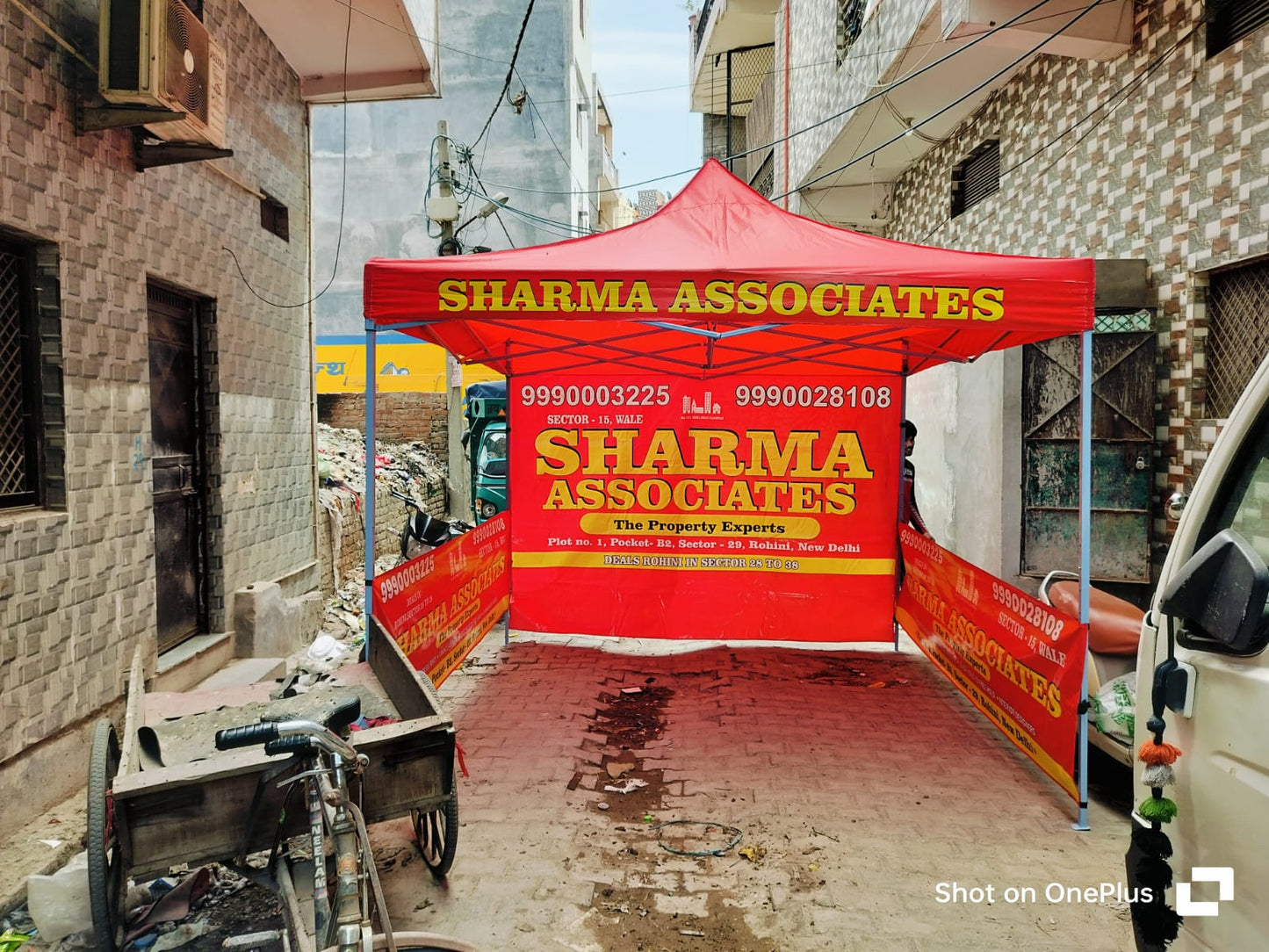 Customized Gazebo Canopy Tent – Personalised Outdoor Shade (Star Flex Print)