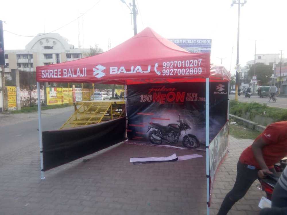 Customized Gazebo Canopy Tent – Personalised Outdoor Shade (Star Flex Print)